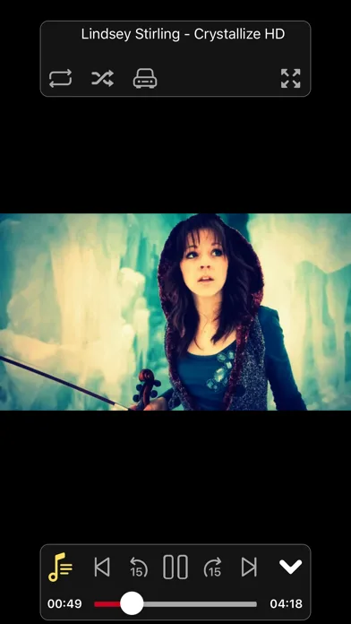 hys - cloud video music player screenshot 1