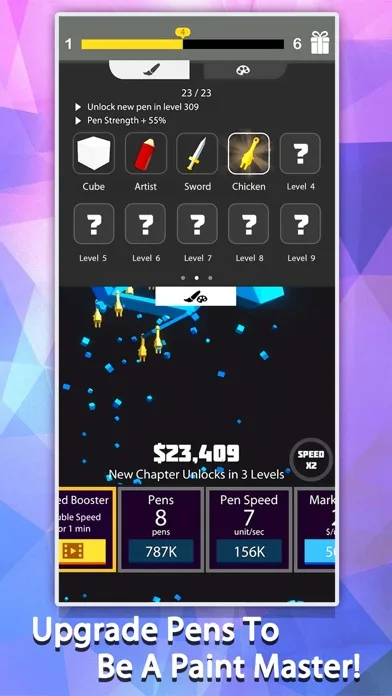 Idle Painter 3D-Low Poly&Tap screenshot 4