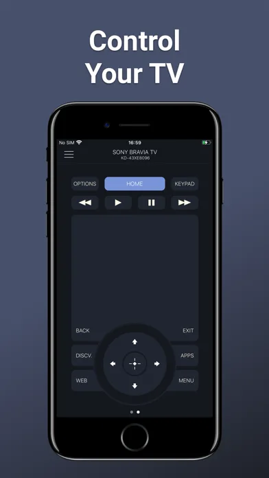 Remote Control for Sony TVs screenshot 2