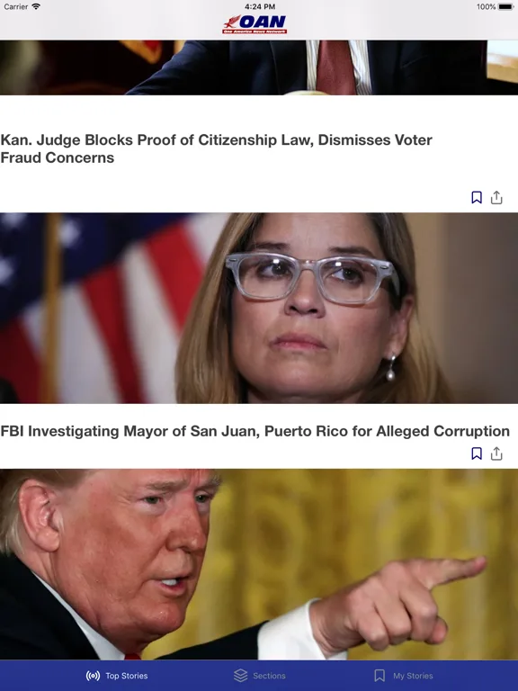 OANN: Live Breaking News screenshot 1