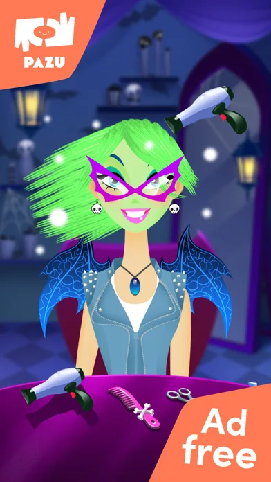 Girls Hair Salon Monsters screenshot 1