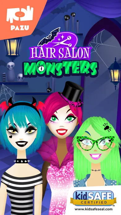 Girls Hair Salon Monsters screenshot 5