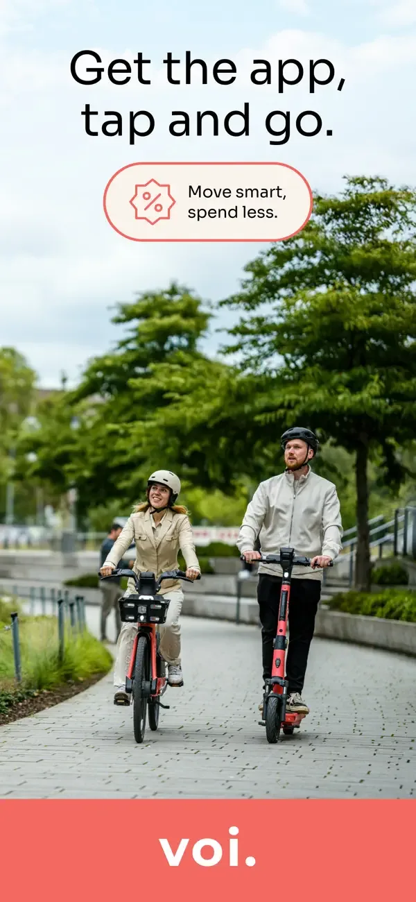 Voi – e-scooters & e-bikes screenshot 1