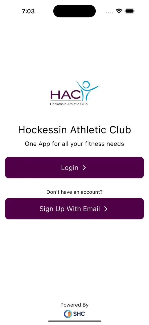 Hockessin Athletic Club App screenshot 1