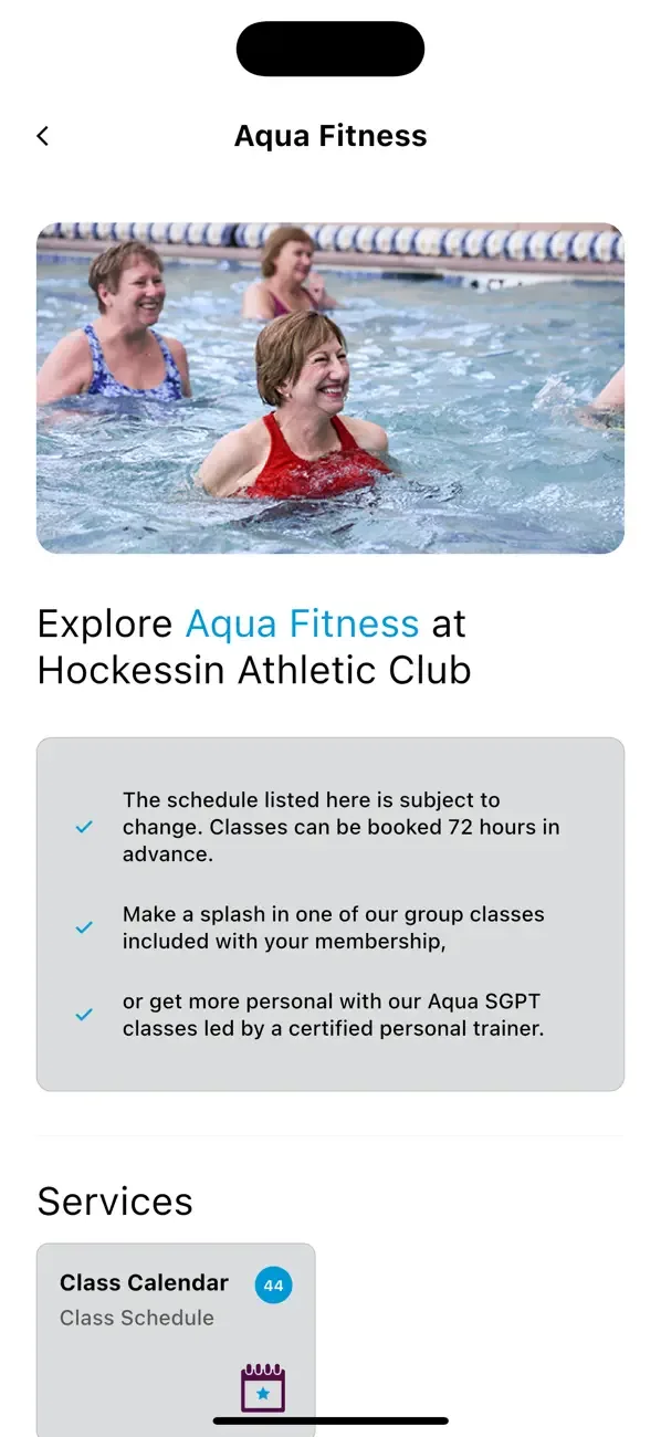 Hockessin Athletic Club App screenshot 4