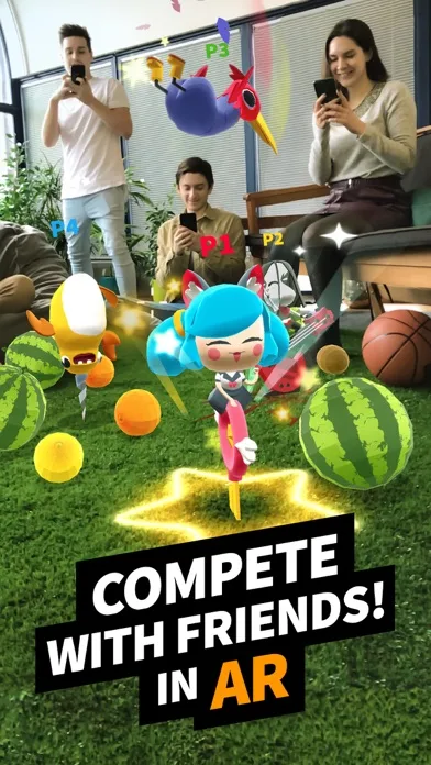Flippy Friends Fruit Crush AR screenshot 1