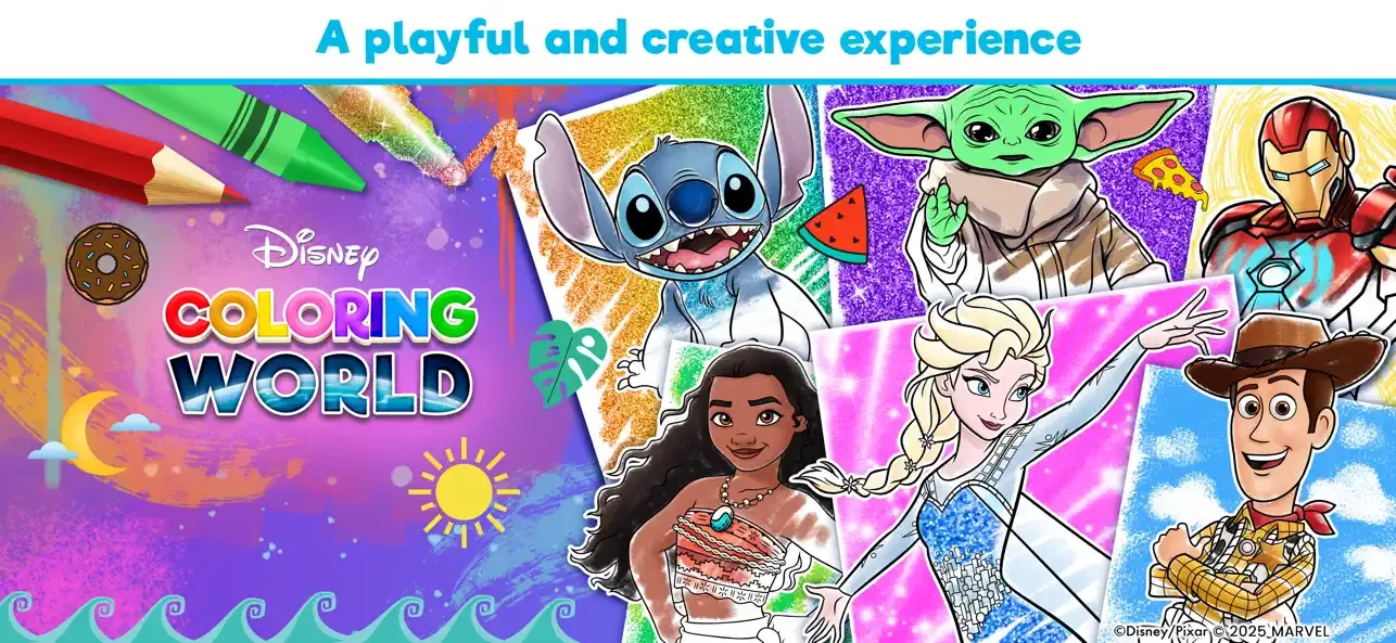 Disney Coloring World screenshot 1