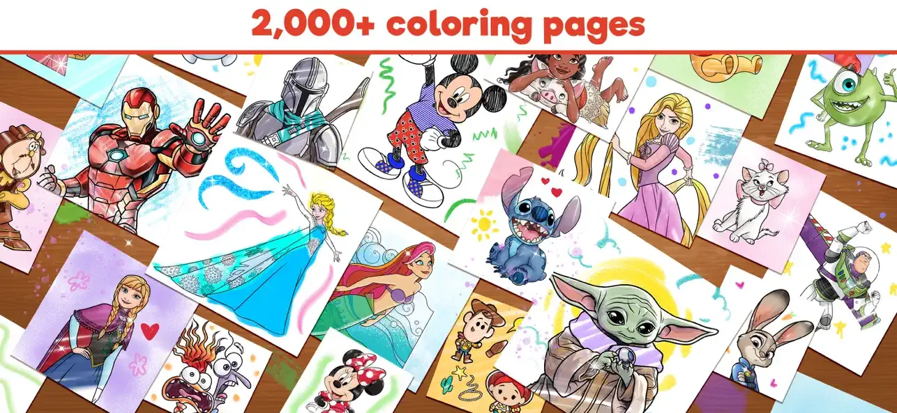 Disney Coloring World screenshot 2