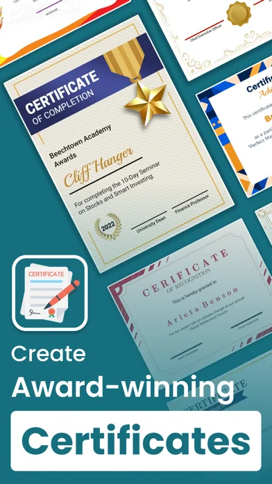 Certificate Maker, eCard Maker screenshot 1