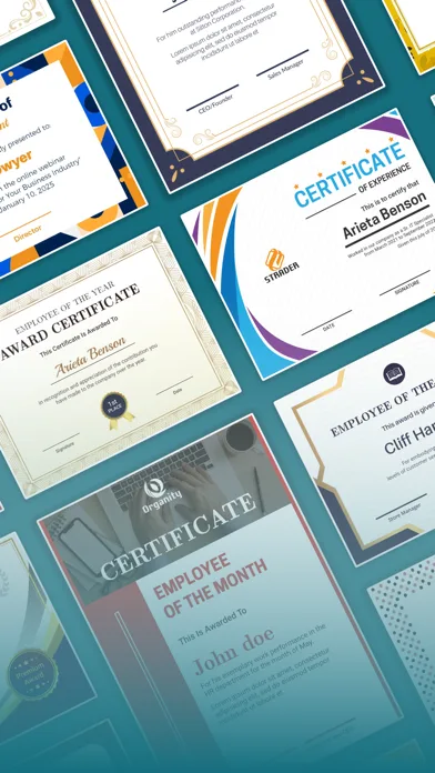Certificate Maker, eCard Maker screenshot 2