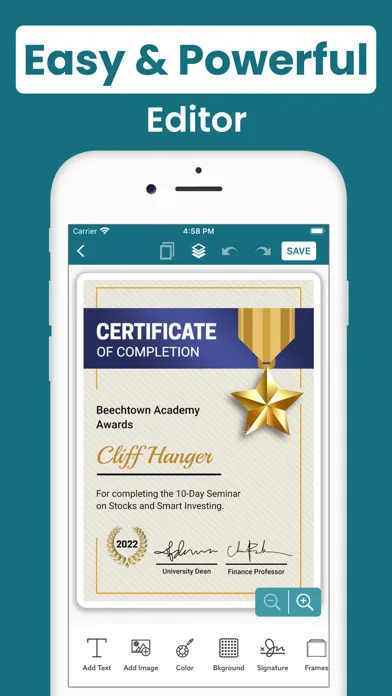 Certificate Maker, eCard Maker screenshot 3
