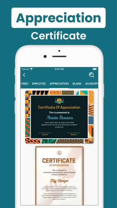 Certificate Maker, eCard Maker screenshot 5