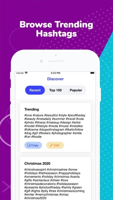 Super Likes Hashtags& Captions screenshot 1