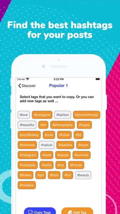 Super Likes Hashtags& Captions screenshot 2