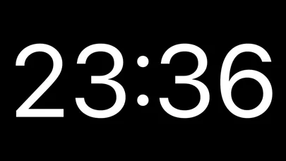 Fullscreen Clock: Flip & Focus screenshot 1