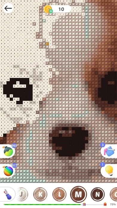 Cross Stitch: Color by Letters screenshot 2