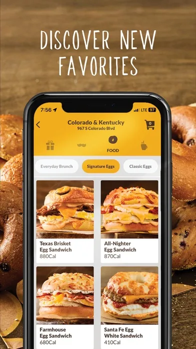 Einstein Bros Bagels screenshot 2