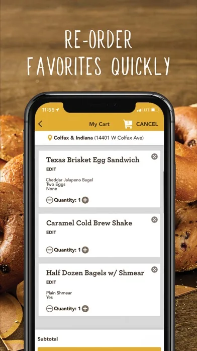 Einstein Bros Bagels screenshot 4