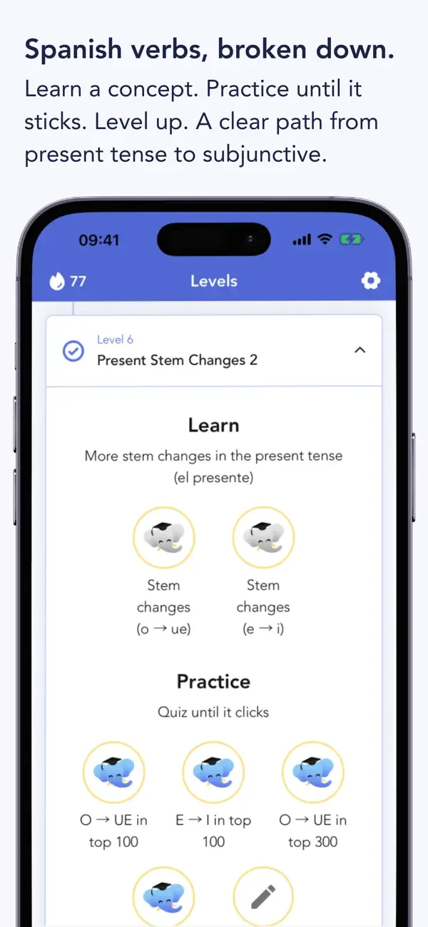 Ella Verbs: Learn Spanish screenshot 2