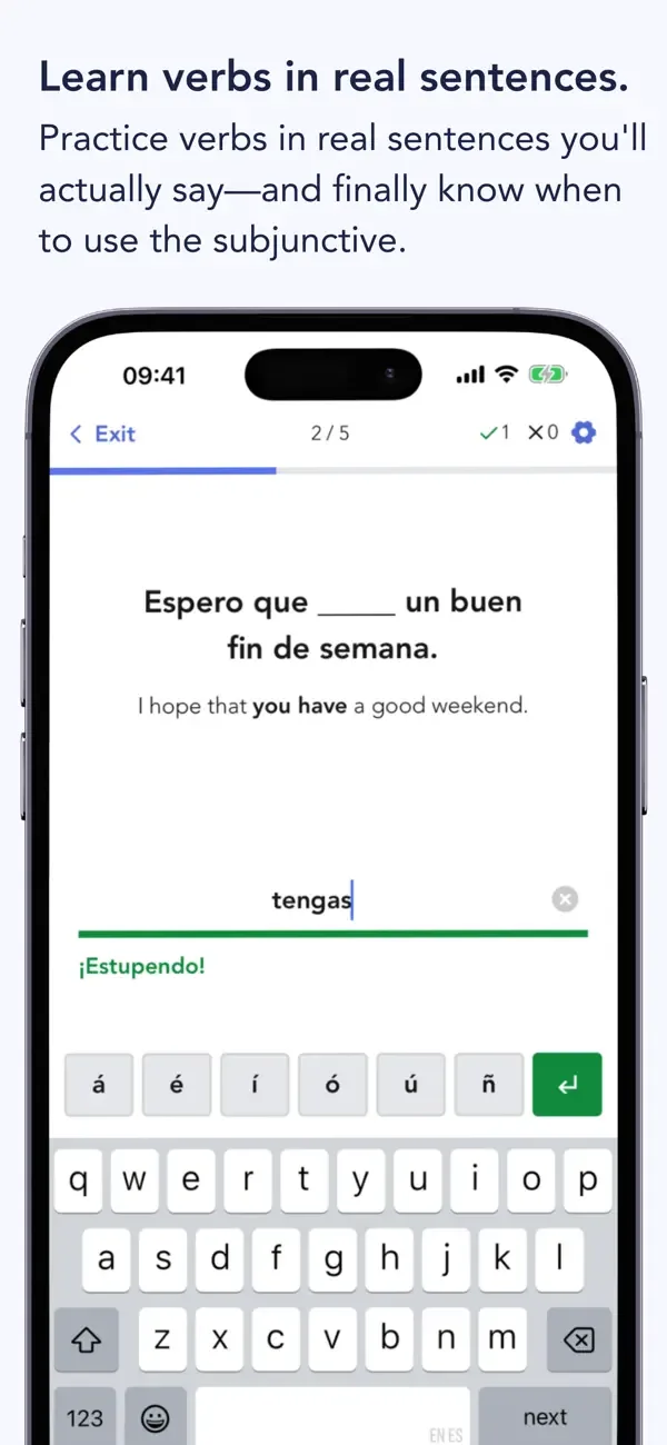 Ella Verbs: Learn Spanish screenshot 5