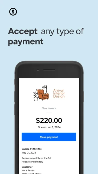 Square Invoices: Invoice Maker screenshot 3