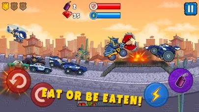 Car Eats Car 3 - Racing Cars screenshot 1