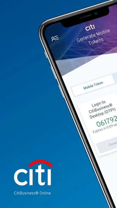 CitiBusiness® Mobile screenshot 1