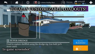 uCaptain Fishing Boat Game screenshot 5