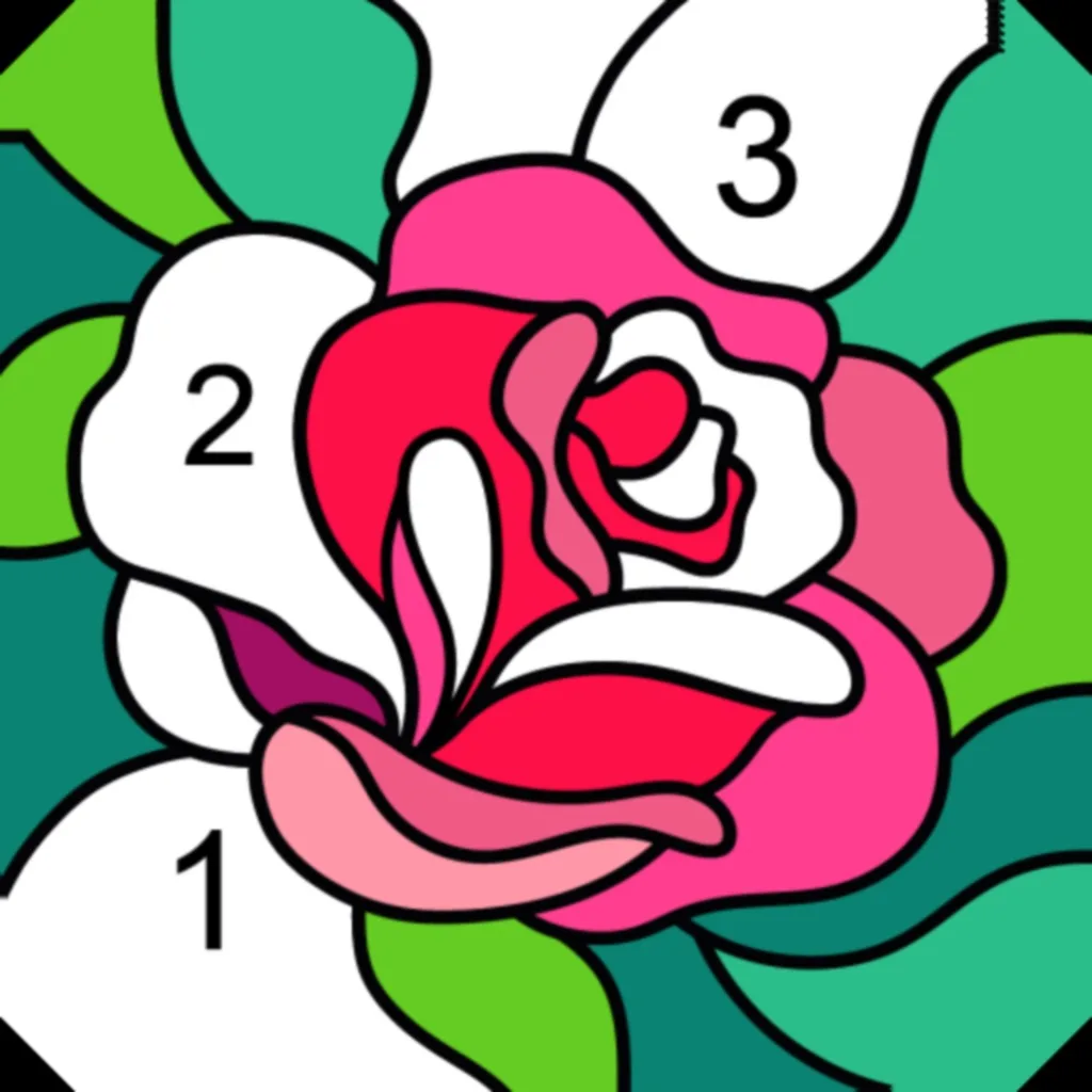 Happy Color by Numbers Game
