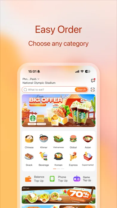 E-GetS : Food & Drink Delivery screenshot 2