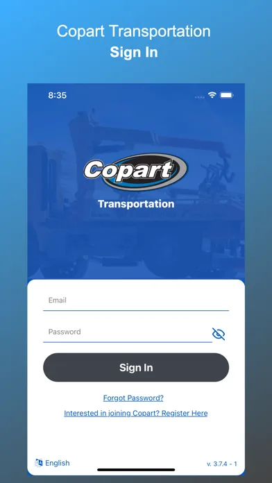 Copart Transportation screenshot 1