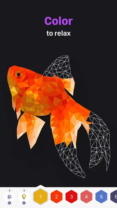 Polygon: Paint Color by Number screenshot 1
