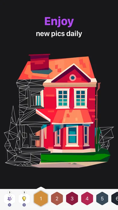 Polygon: Paint Color by Number screenshot 3