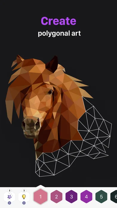 Polygon: Paint Color by Number screenshot 4