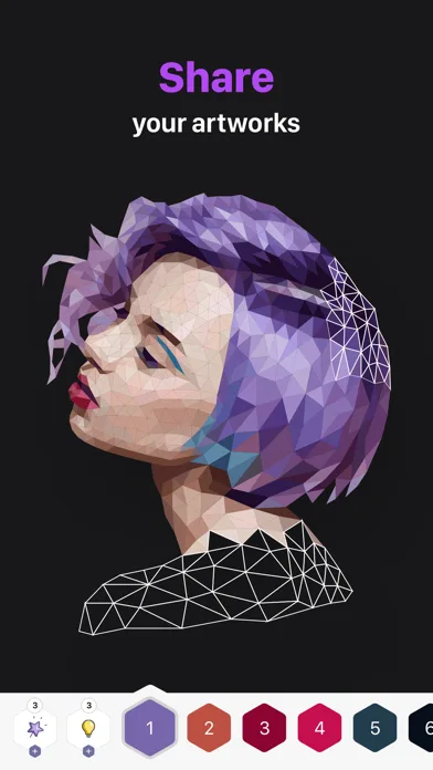 Polygon: Paint Color by Number screenshot 5