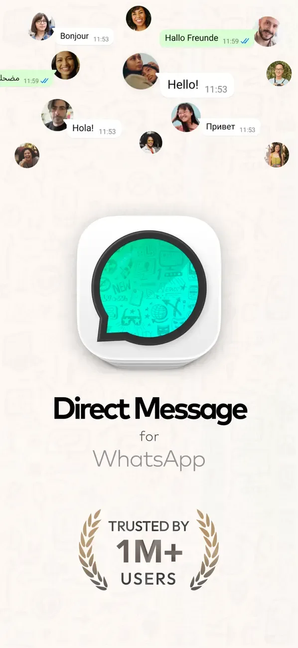 Direct Message for WhatsApp screenshot 1