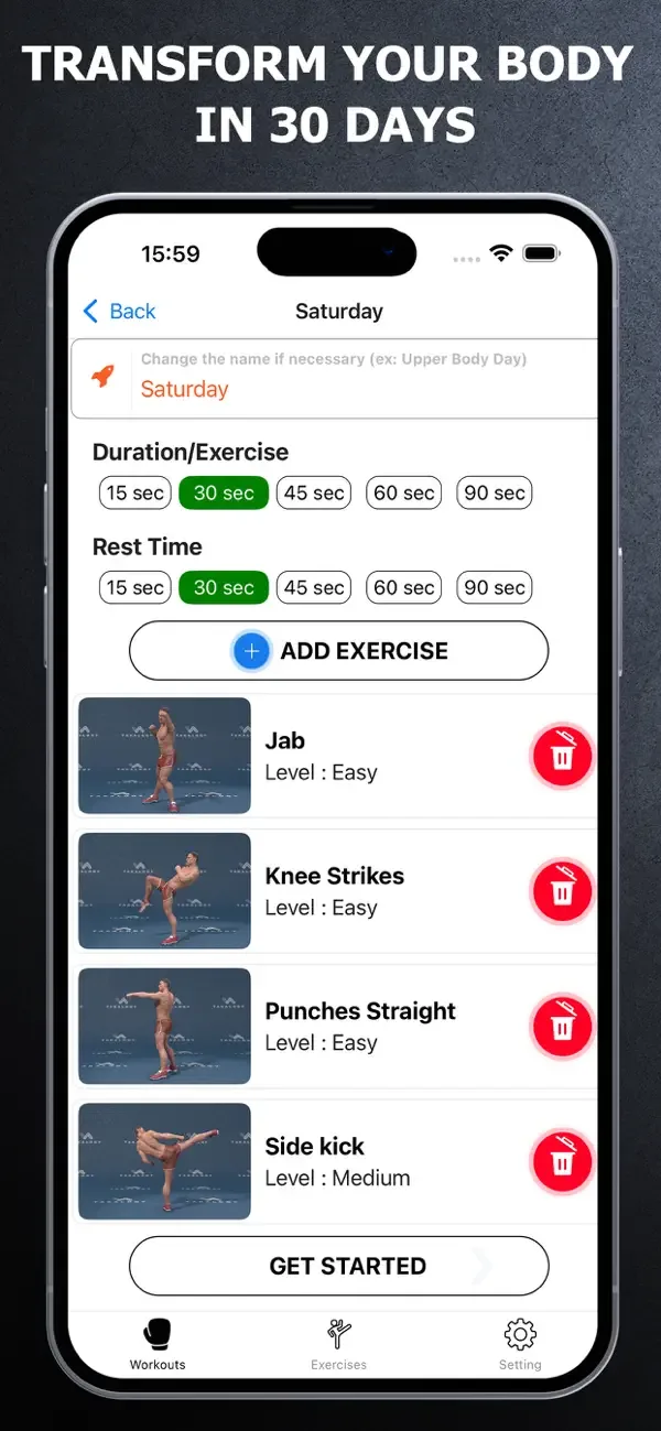 Kickboxing Fitness Training screenshot 5