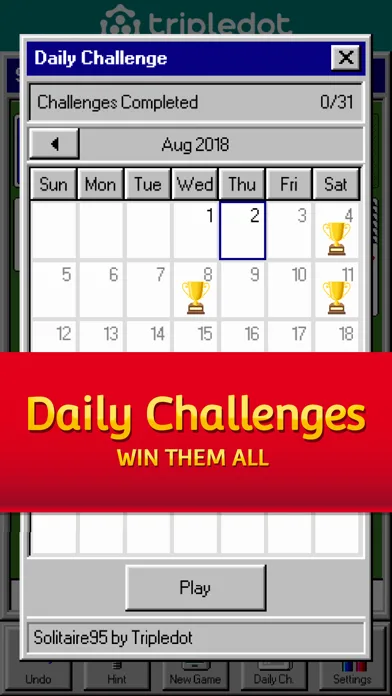 Solitaire 95: The Classic Game screenshot 2