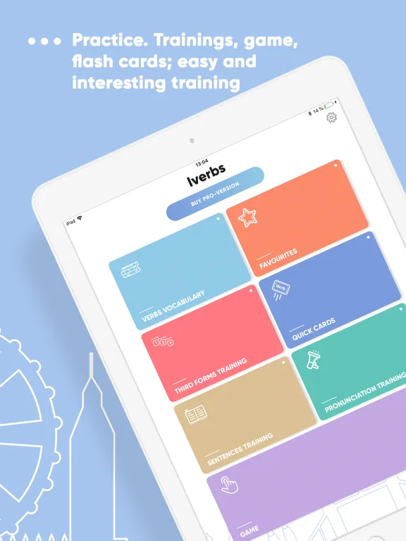 IVERBS Irregular Verbs English screenshot 3