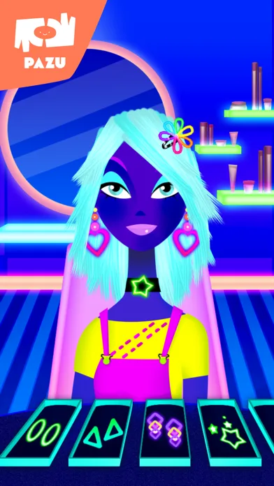 Girls Hair Salon Glow screenshot 3