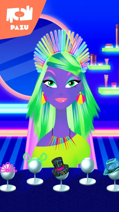 Girls Hair Salon Glow screenshot 4