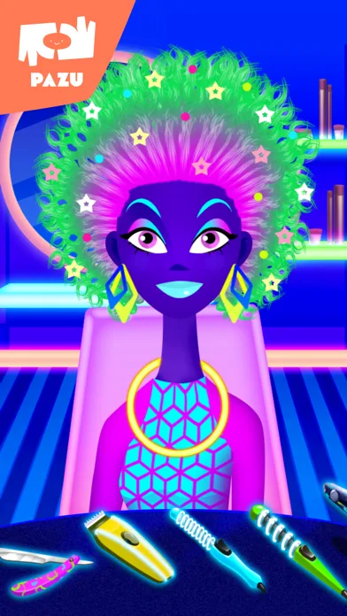 Girls Hair Salon Glow screenshot 5