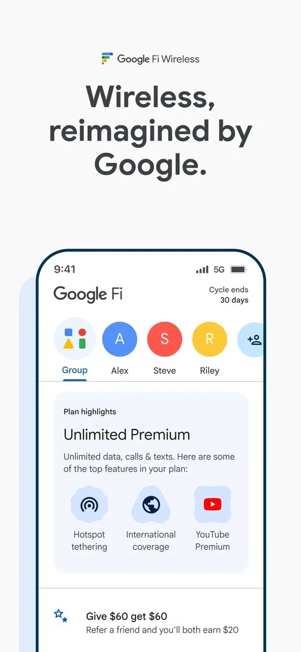 Google Fi Wireless screenshot 1