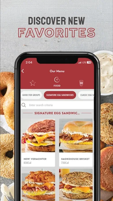 Bruegger's Bagels screenshot 2