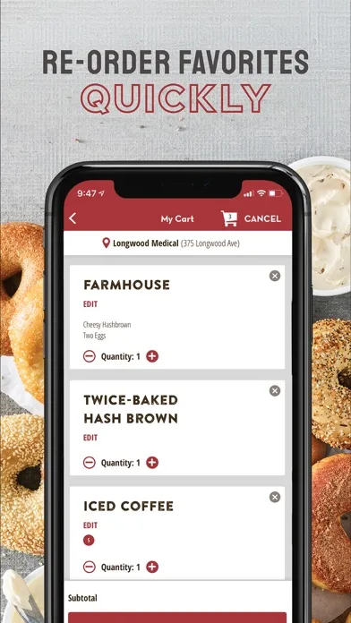 Bruegger's Bagels screenshot 4