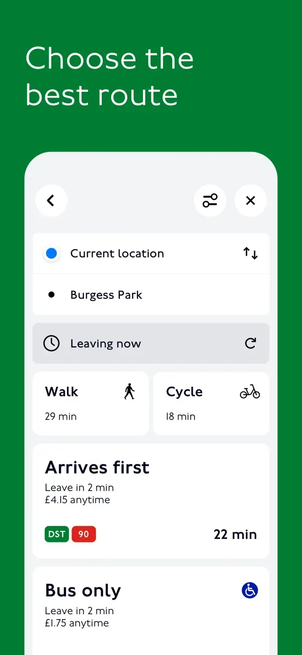 TfL Go: Plan, Pay, Travel screenshot 1