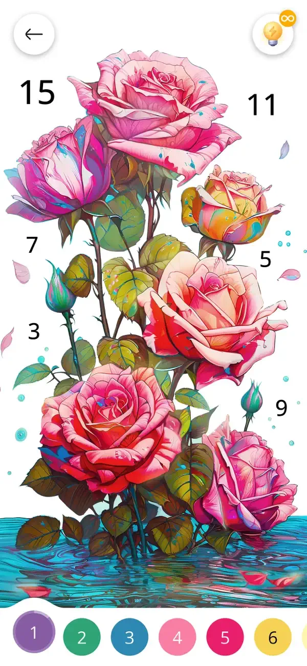 Paint by Number Coloring Game screenshot 1