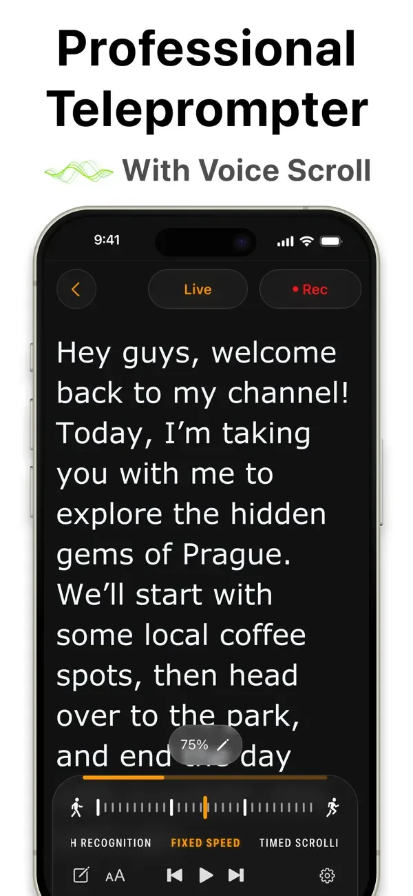 Teleprompter.com screenshot 1