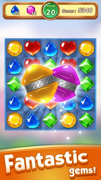 Jewels & Gems - Match 3 Games screenshot 4