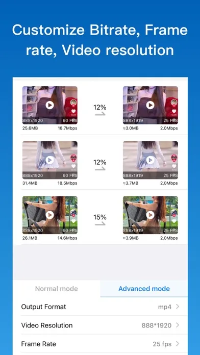 Video compressor - save space screenshot 2